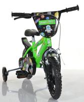 vaikiski su ratukais - Bimbo Bike Cosmos 12" Green - 2 nuotrauka
