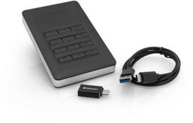 2tb usb - Verbatim Store 'n' Go Secure G1 Portable HDD w/ Keypad Access 2TB - 5 nuotrauka