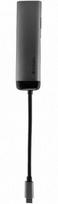 usb c ilgintuvas - Verbatim USB-C 3.1 4-Port USB Hub Gray - 3 nuotrauka