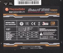thermaltake psu - Thermaltake Smart SE2 PS 600W PS-SPS-0700MNSAWE-1 - 7 nuotrauka