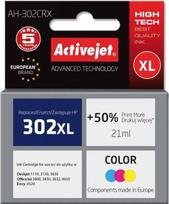 Rašalinio spausdintuvo kasetė ActiveJet Cartridge AH-302CRX For HP 21ml MultiColor
