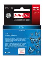 Rašalinio spausdintuvo kasetė ActiveJet Cartridge AEB-712N 15ml Cyan