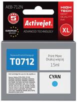 rasalinis epson - Rašalinio spausdintuvo kasetė ActiveJet Cartridge AEB-712N 15ml Cyan - 2 nuotrauka