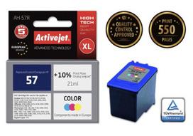 hp 21 - Rašalinio spausdintuvo kasetė ActiveJet AH-657 Cartridge 21ml Cyan Magenta Yellow - 2 nuotrauka