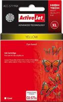 Rašalinio spausdintuvo kasetė ActiveJet Cartridge ACC-571YNX For Canon 12ml Yellow