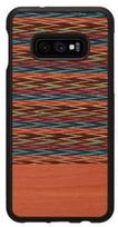 Man&Wood Browny Check Back Case For Samsung Galaxy S10e Black/Brown