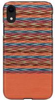 iphone xr deklas - Man&Wood Browny Check Back Case For Apple iPhone XR Black/Brown - 1 nuotrauka