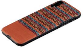 iphone xr deklas - Man&Wood Browny Check Back Case For Apple iPhone XR Black/Brown - 2 nuotrauka
