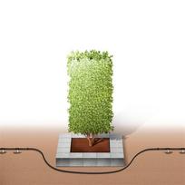 laistymo sistema gardena micro drip - Laistymo komplektas Gardena, augalų eilėms, 15 m - 2 nuotrauka