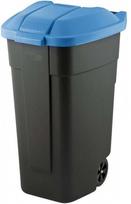 Curver Waste Bin 110L Black/Blue