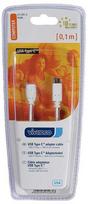 usb type c to usb b - Vivanco Cable USB Type-C to Micro USB 2.0 White 10cm 45285 - 2 nuotrauka