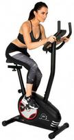 dviratinis treniruoklia - Christopeit Exercise Bike Ergometer BT4 HA Class Black - 8 nuotrauka
