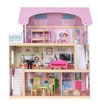 kruzzel - EcoToys medinis lėlių namas 4110 - 2 nuotrauka