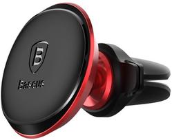 magnetic baseus - Baseus Magnetic Air Vent Car Holder Red - 1 nuotrauka
