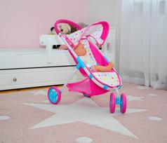 milli vezimelis - Milly Mally Susie Doll Stroller Candy - 2 nuotrauka