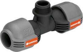 t 25 - Gardena Sprinklersystem T-piece 25mm x 3/4" Male Thread - 1 nuotrauka