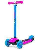 paspirtukas 3in1 - Milly Mally Little Star Scooter Pink/Blue - 2 nuotrauka