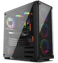 Krux Leda RGB ATX Mid-Tower Black (Juodas)