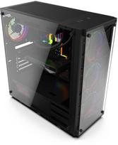 krux - Krux Leda RGB ATX Mid-Tower Black (Juodas) - 3 nuotrauka