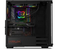 krux - Krux Leda RGB ATX Mid-Tower Black (Juodas) - 6 nuotrauka