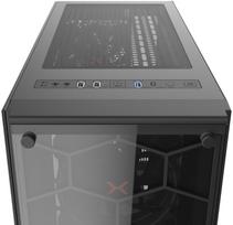 krux - Krux Leda RGB ATX Mid-Tower Black (Juodas) - 13 nuotrauka