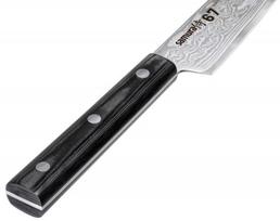 virtuviniaj peilei - Samura DAMASCUS 67 Universal Kitchen knife 6.0"/ 150mm with Wooden handle - 3 nuotrauka