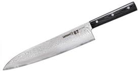 virtuviniaj peilei - Samura DAMASCUS 67 Universal Kitchen Chef’s knife 240mm with Wooden handle - 1 nuotrauka