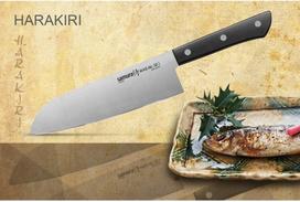 samuro peilis - Samura HARAKIRI Set ot 5pcs. Universal Kitchen knives Black - 5 nuotrauka