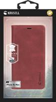 iphone xs max deklas - Krusell Sunne Wallet Case For Apple iPhone XS Max Red - 7 nuotrauka