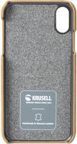 iphone xs max deklas - Krusell Broby Back Case For Apple iPhone XS Max Brown - 3 nuotrauka