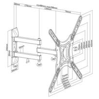 lcd stovas - Sbox LCD Wall Mount 23-55'' - 2 nuotrauka