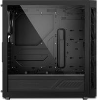 atx korpusai - Sharkoon TG6 RGB ATX Mid-Tower Black (Juodas) - 3 nuotrauka