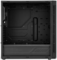 atx korpusai - Sharkoon TG6 RGB ATX Mid-Tower Black (Juodas) - 4 nuotrauka
