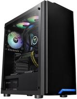 atx korpusai - Thermaltake H100 TG ATX Mid-Tower Case Black (Juodas) - 1 nuotrauka