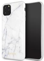 iphone 11 pro max - Guess Marble Back Case For Apple iPhone 11 Pro Max White - 1 nuotrauka