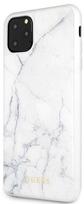 iphone 11 pro max - Guess Marble Back Case For Apple iPhone 11 Pro Max White - 2 nuotrauka