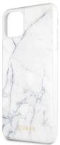 iphone 11 pro max - Guess Marble Back Case For Apple iPhone 11 Pro Max White - 3 nuotrauka