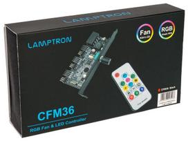 fan controller - Lamptron Fan And RGB LED Controller CFM36 Black - 4 nuotrauka