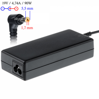 4.0 1.7mm - Akyga Power Adapter 19V/4.74A 90W 5.5x1.7 - 7 nuotrauka