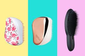 tangle teezer gold - Tangle Teezer Compact Styler Rose Gold Black - 6 nuotrauka