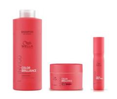 wella color mask - Wella Professionals Invigo Color Brilliance Coarse Colored Hair, 150 ml - 2 nuotrauka