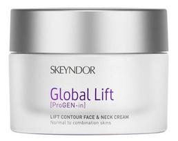 neck cream - Skeyndor Global Lift Lift Contour Face & Neck Cream 50ml Normal Skins - 1 nuotrauka