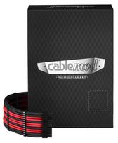 corsair laidai - CableMod PRO ModMesh C-Series AXi/HXi/RM Cable Kit Black/Red - 3 nuotrauka