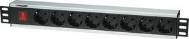 Intellinet Surge Strip Rack 19'' 230V/10A 8xEURO 3m Black