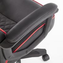 office chair - Halmar Baffin Office Chair Black/Red - 5 nuotrauka