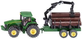 Siku Tractor With Forestry Trailer 1954