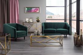 escada - Signal Meble Escada A Coffee Table Gold - 3 nuotrauka