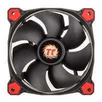 ventiliatoriai 120 mm - Thermaltake Riing 12 Red High Static Pressure LED Fan Set of 3 - 3 nuotrauka