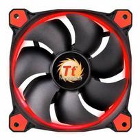 ventiliatoriai 120 mm - Thermaltake Riing 12 Red High Static Pressure LED Fan Set of 3 - 5 nuotrauka