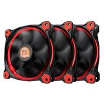 ventiliatoriai 120 mm - Thermaltake Riing 12 Red High Static Pressure LED Fan Set of 3 - 9 nuotrauka